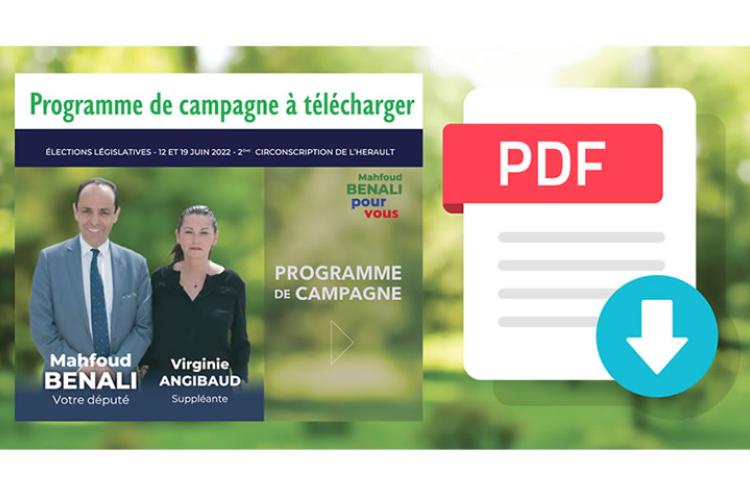 PROGRAMME DE CAMPAGNE